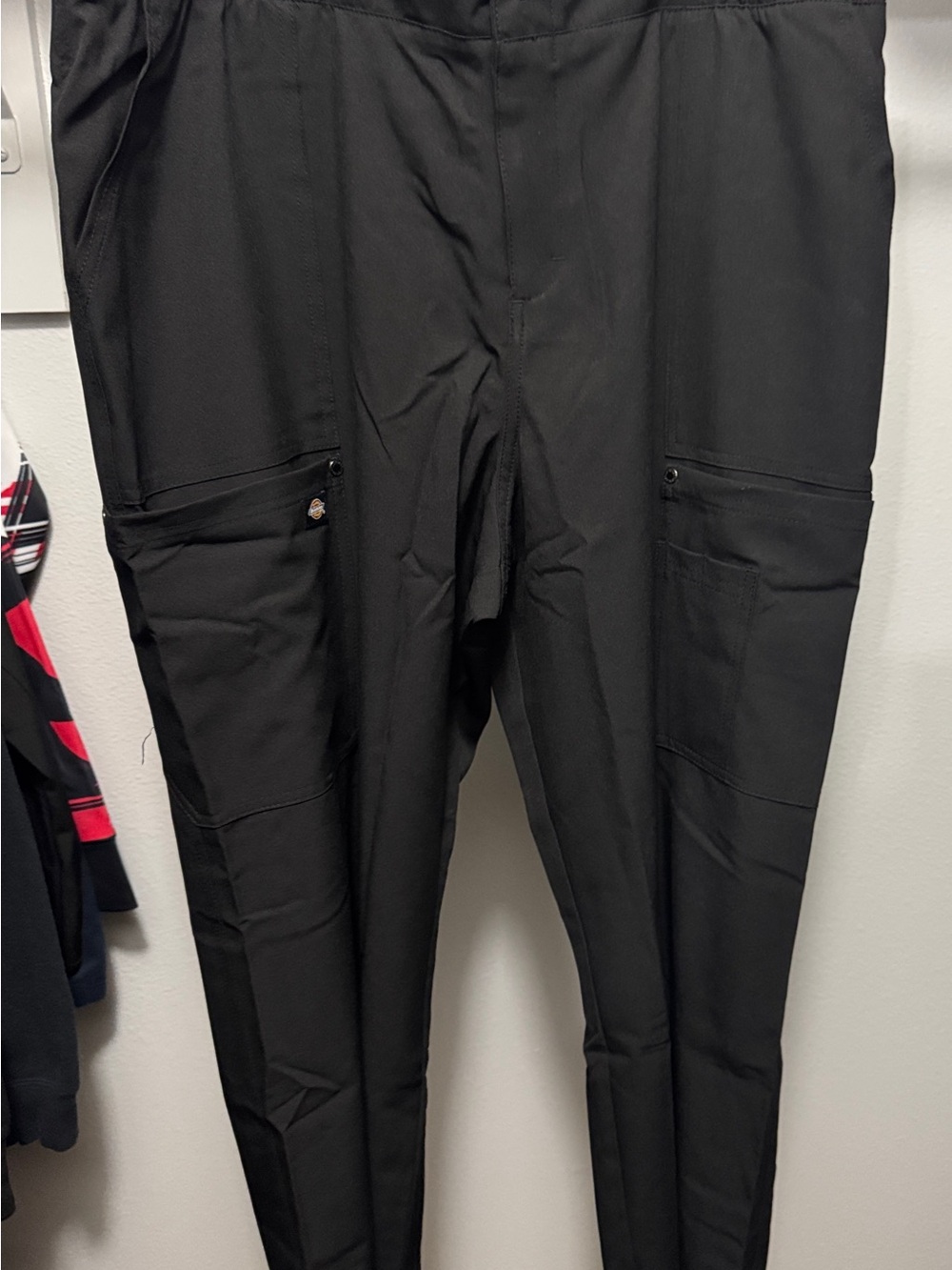 Dickies Black and Navy Women's Cargo Pants, straight leg